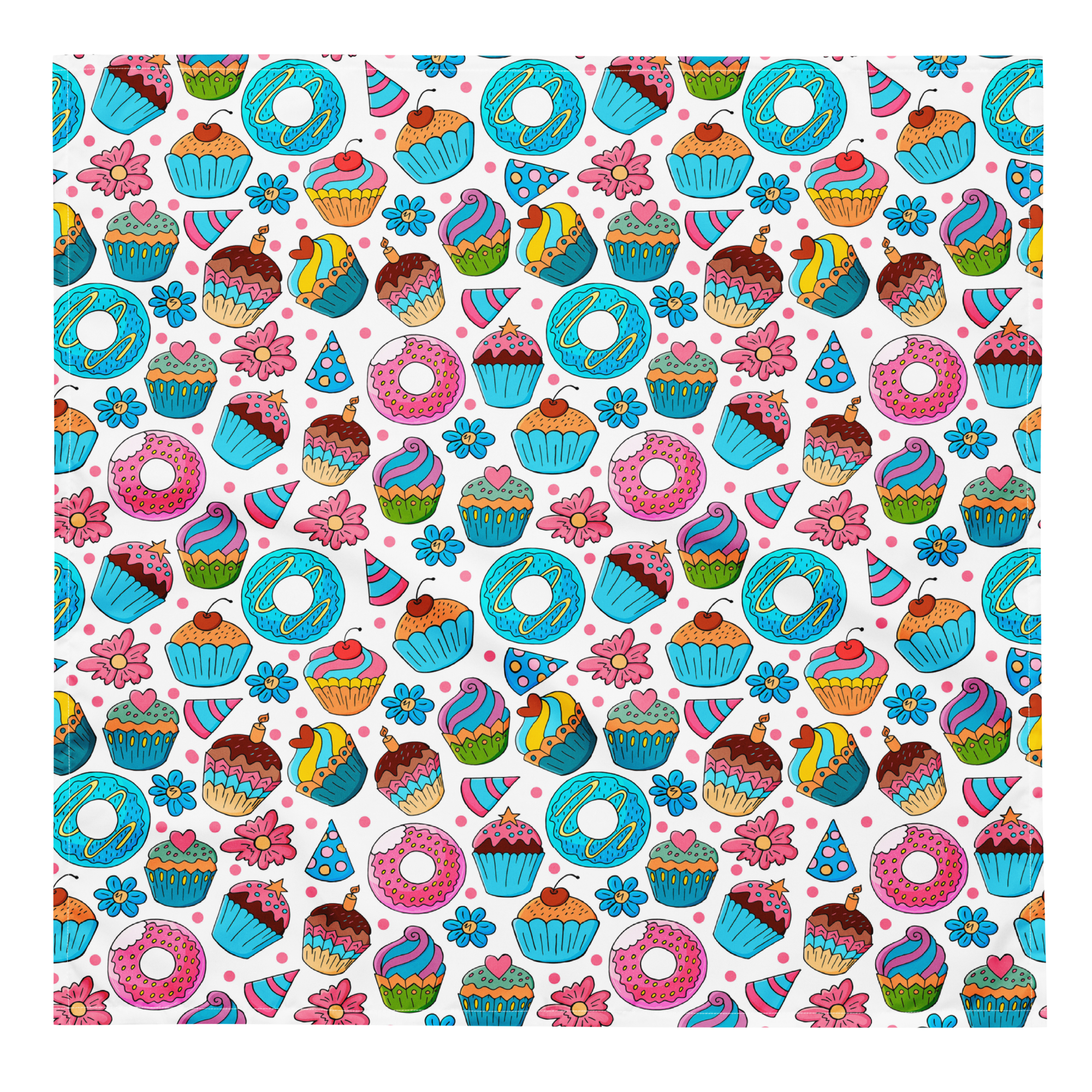 Dog Bandana - Cupcake and Donut Party