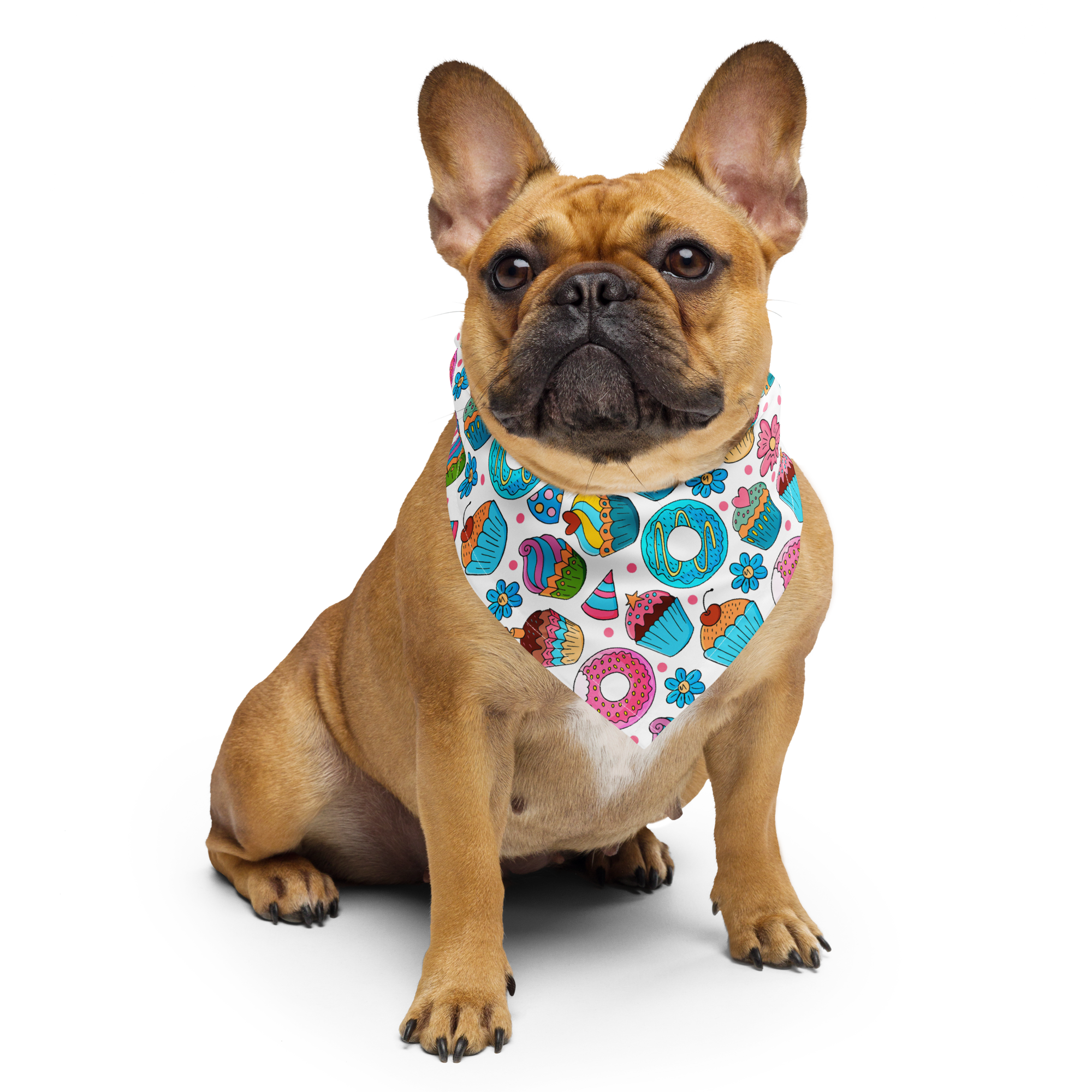 Dog Bandana - Cupcake and Donut Party