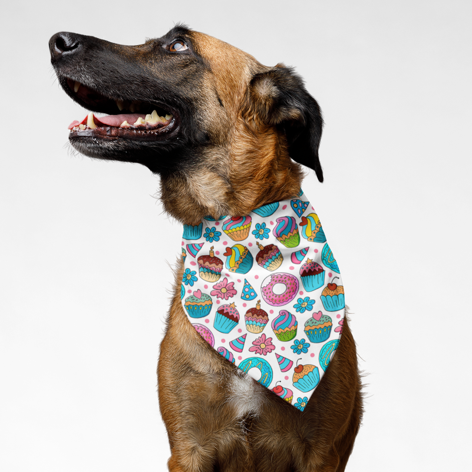 Dog Bandana - Cupcake and Donut Party