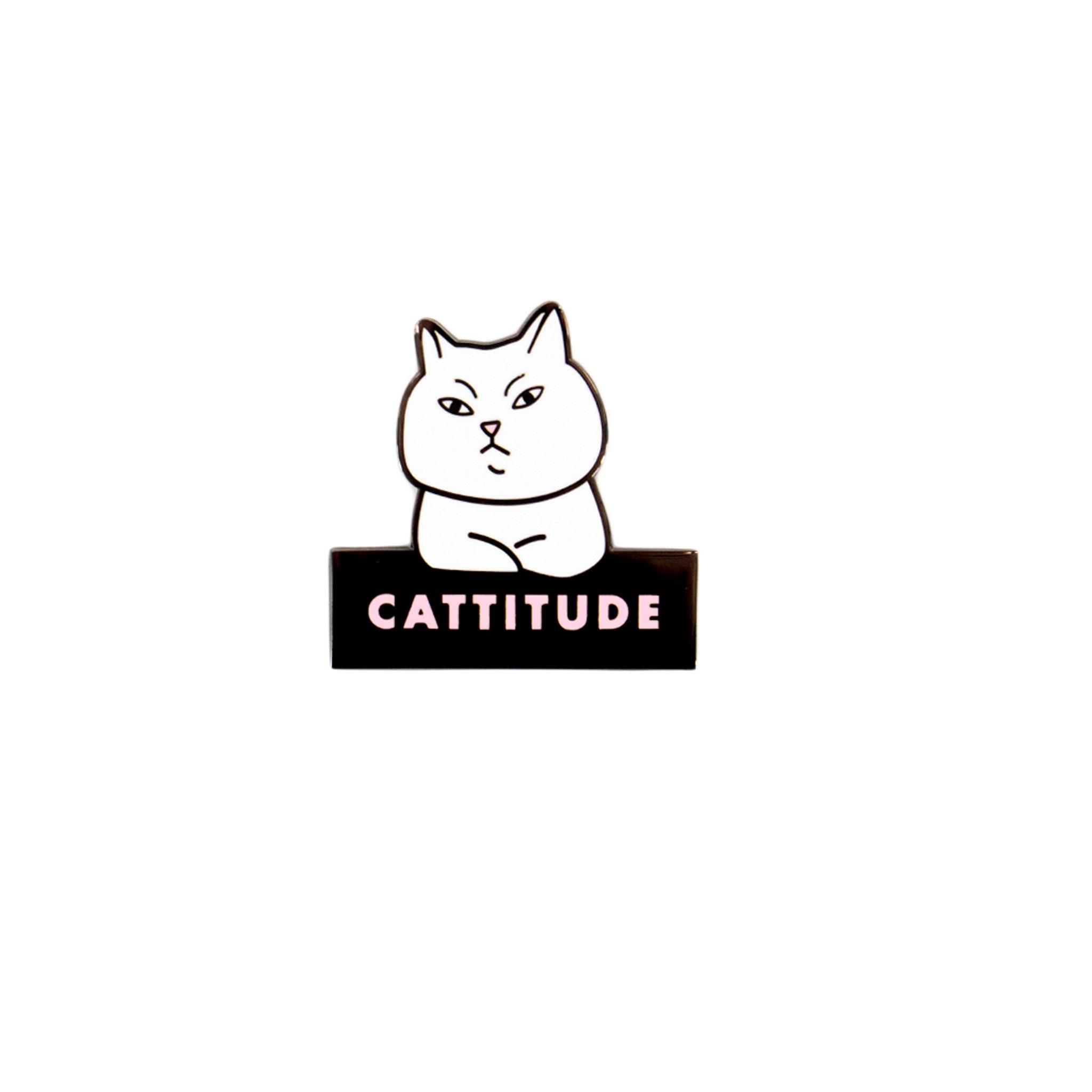 Cattitude Enamel Pin Pin 