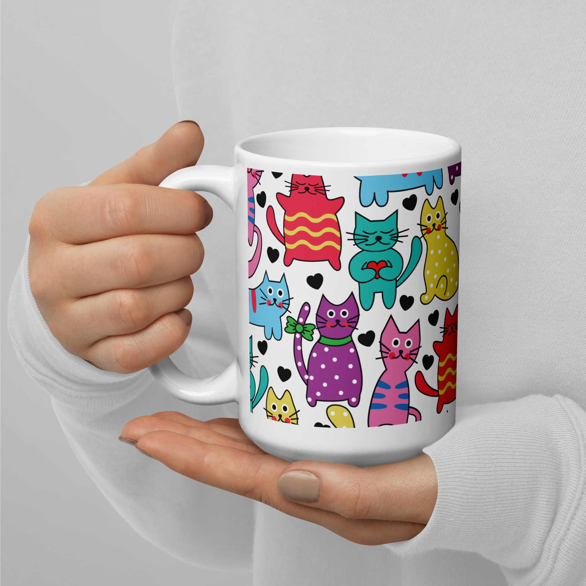 Colorful Cats Mug