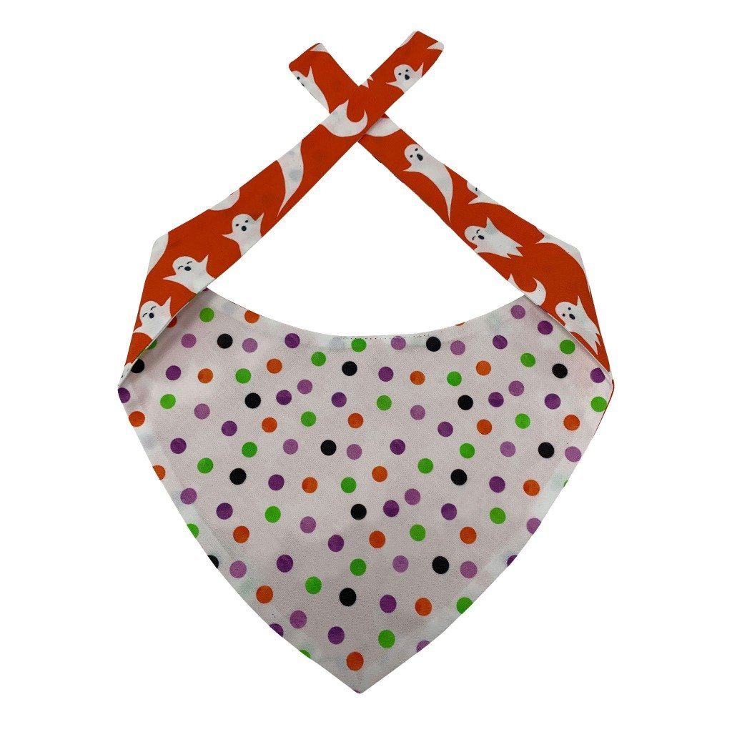 Dog Bandana - Happy Ghosts Reversible