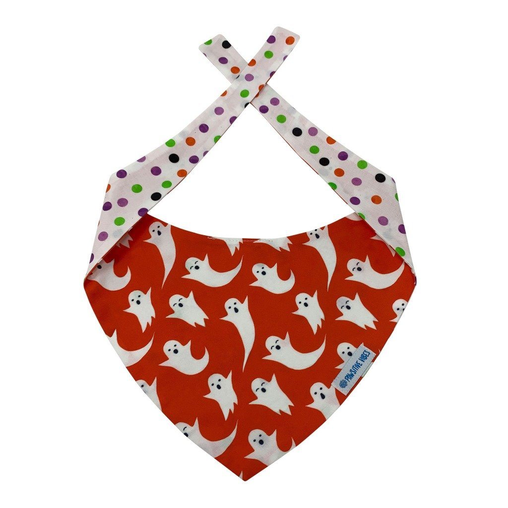 Dog Bandana - Happy Ghosts Reversible