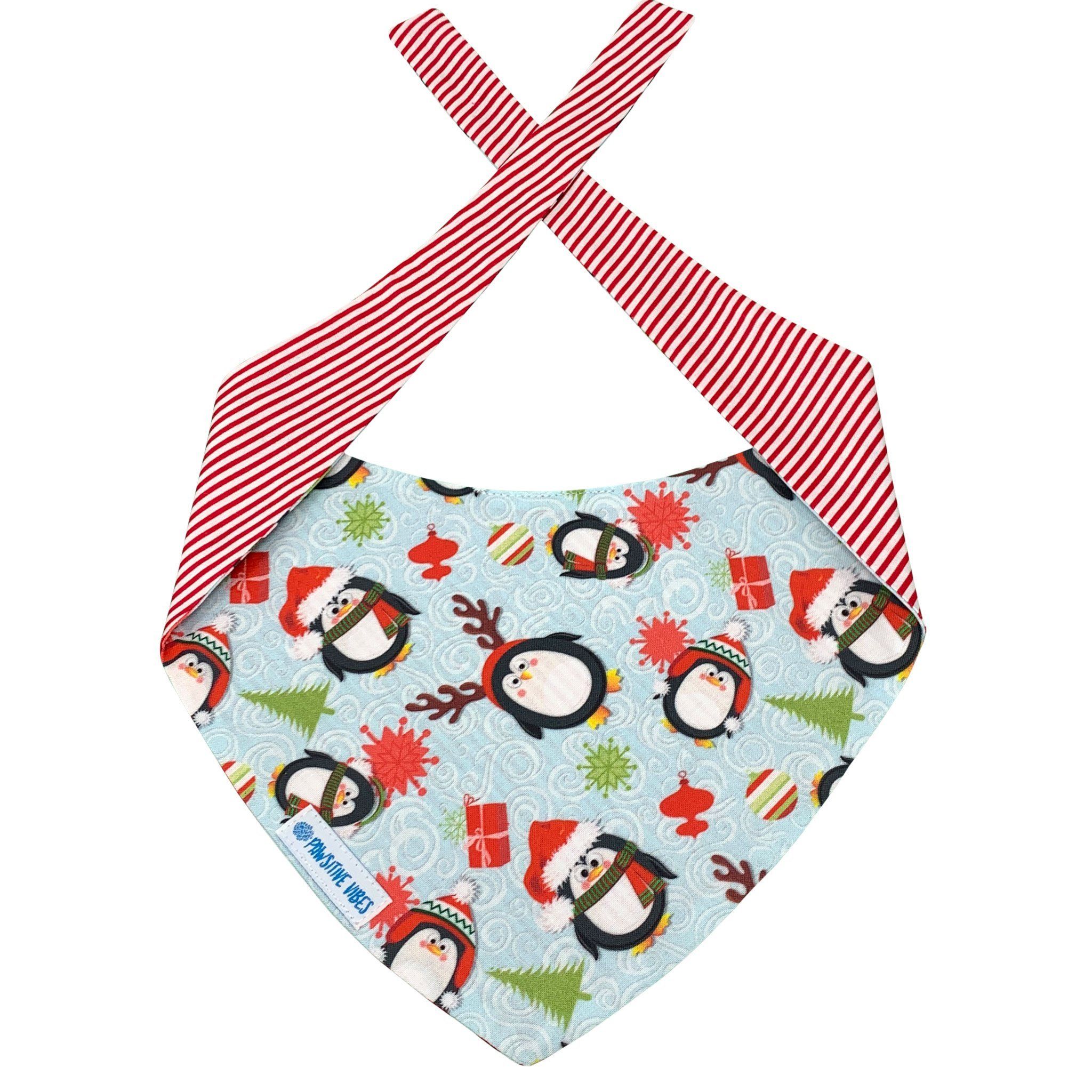 Dog Bandana - Reindeer Penguins