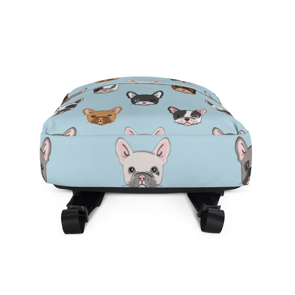 Frenchie Backpack - Baby Blue 