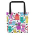 Colorful Cats Tote bag Black 