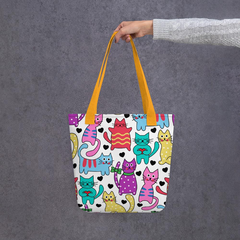 Colorful Cats Tote bag 