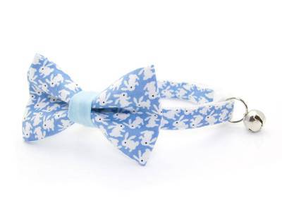 Bunny Bow Tie Cat Collar