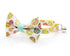 donut print bow tie cat collar