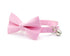 Pink Bow Tie Cat Collar