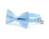 baby blue bow tie cat collar