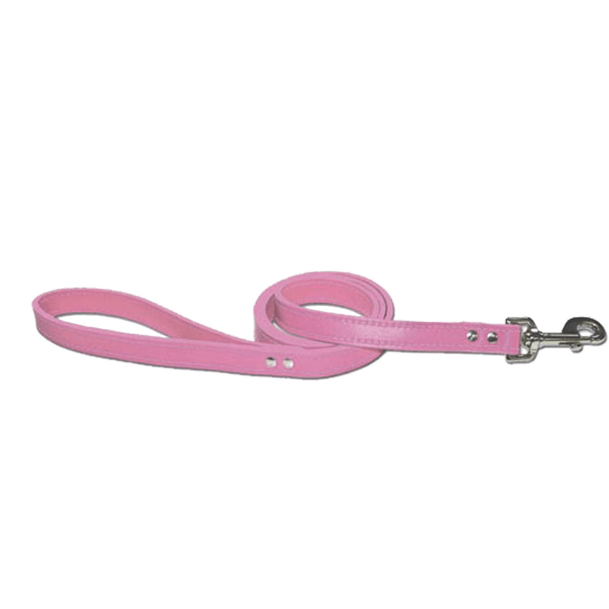 Pink Leather Dog Leash Dog Leads 