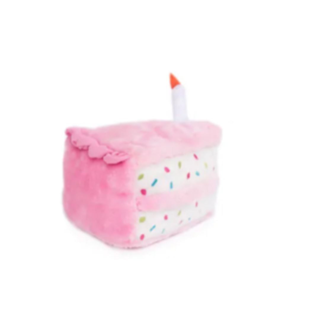 Pink Birthday Cake Dog Toy