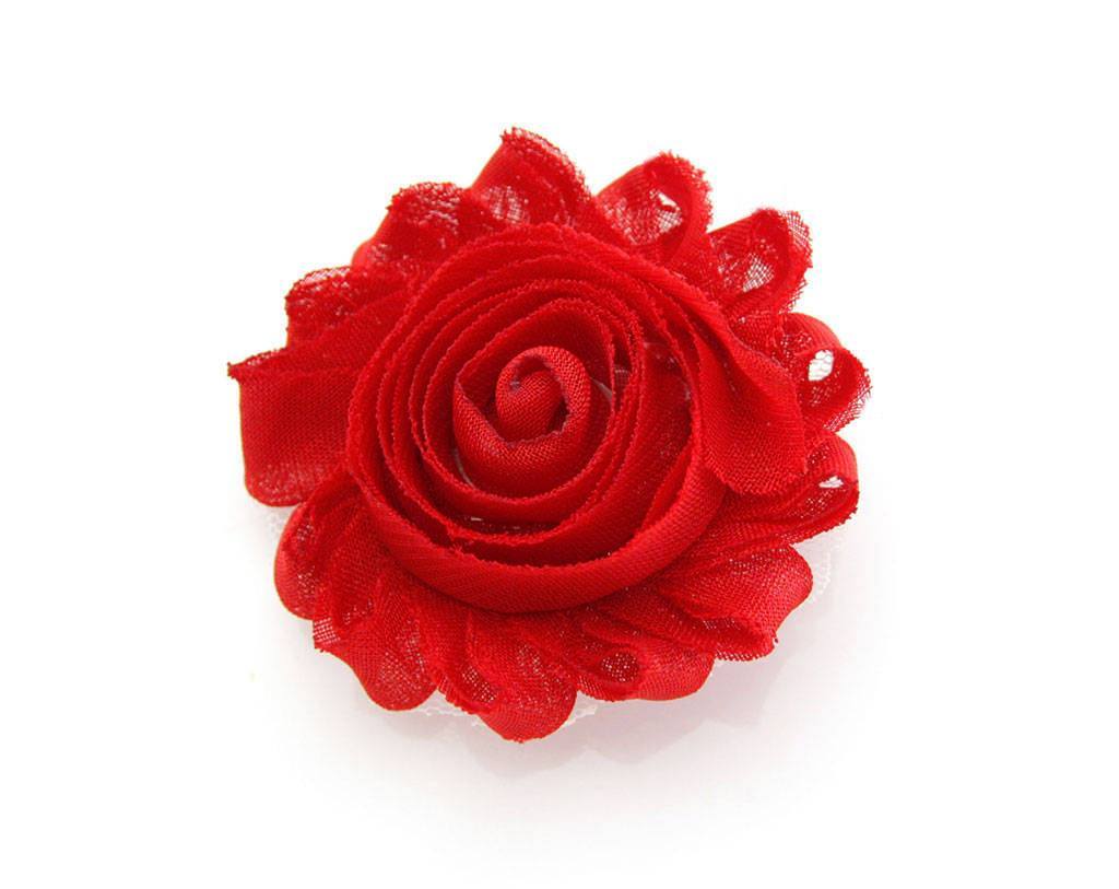 Pet Flower Corsage - Scarlet Red Cat Collars 