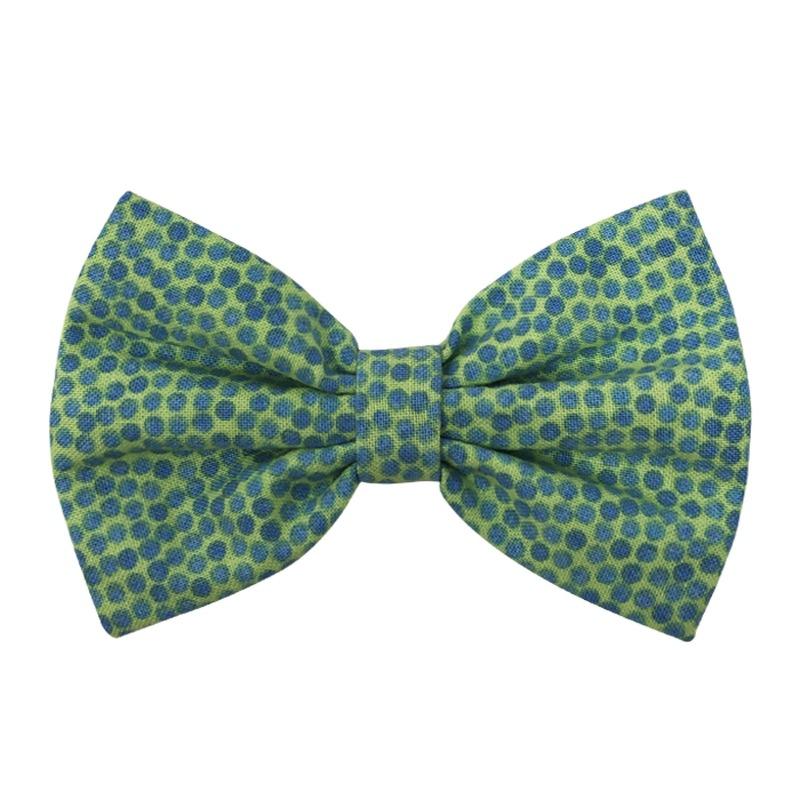 Polka Dot Bow Tie | Green Dog Bow Tie