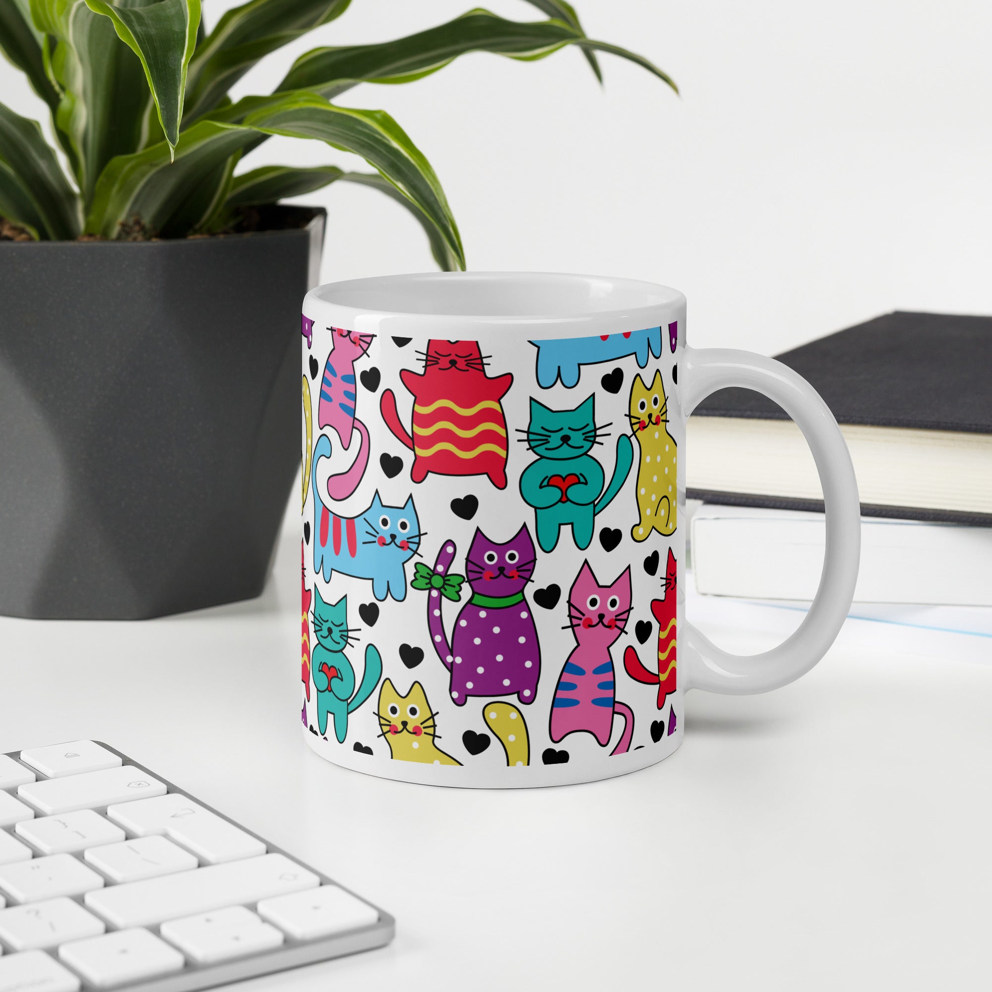 Colorful Cats Mug