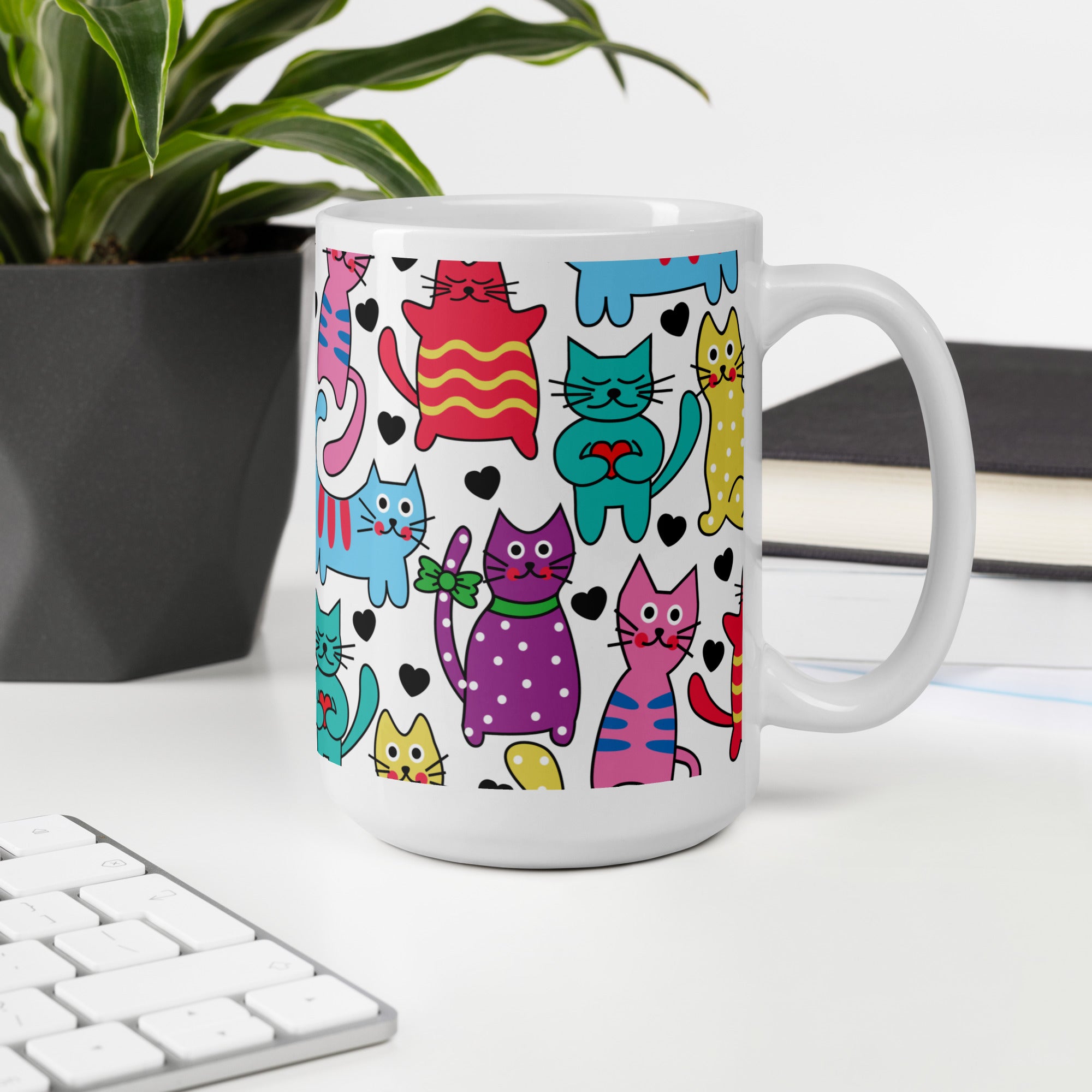 Colorful Cats Mug