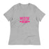 Westie Mom Relaxed T-Shirt Athletic Heather S 